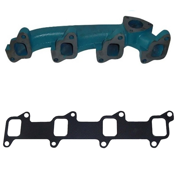 Aic Replacement Parts D3NN9430B Exhaust Manifold w Gasket Fits Ford New Holland 5600 5610 5700 59 D3NN9430B-GASKET - main